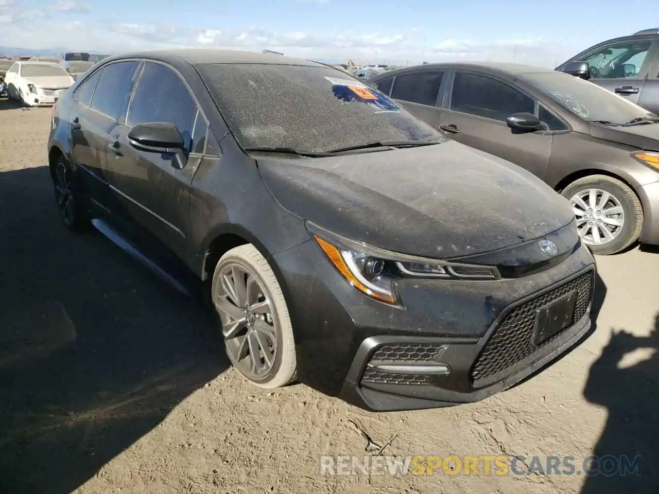 1 Photograph of a damaged car JTDS4RCE4LJ021845 TOYOTA COROLLA 2020