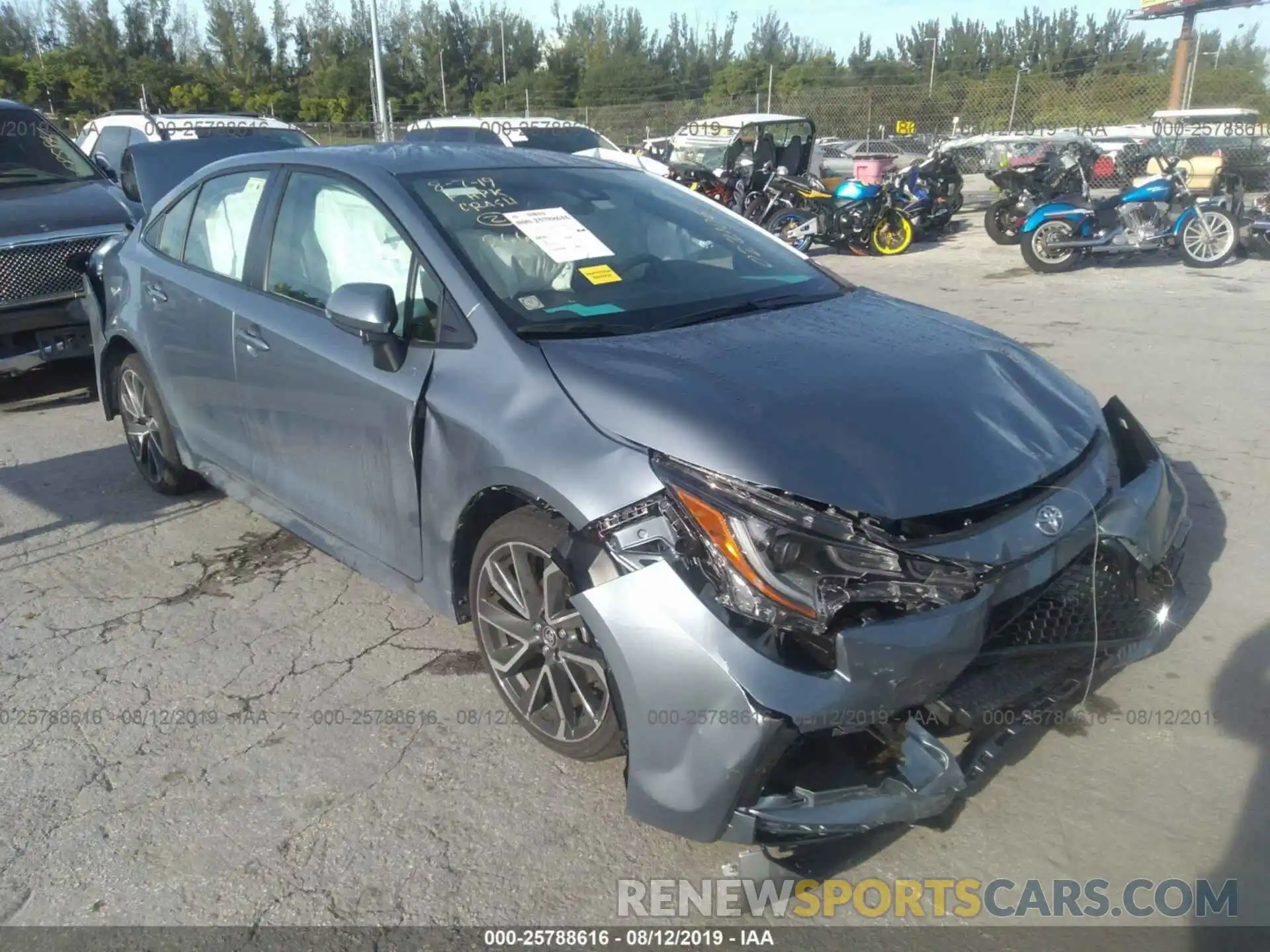 1 Photograph of a damaged car JTDS4RCE4LJ022106 TOYOTA COROLLA 2020