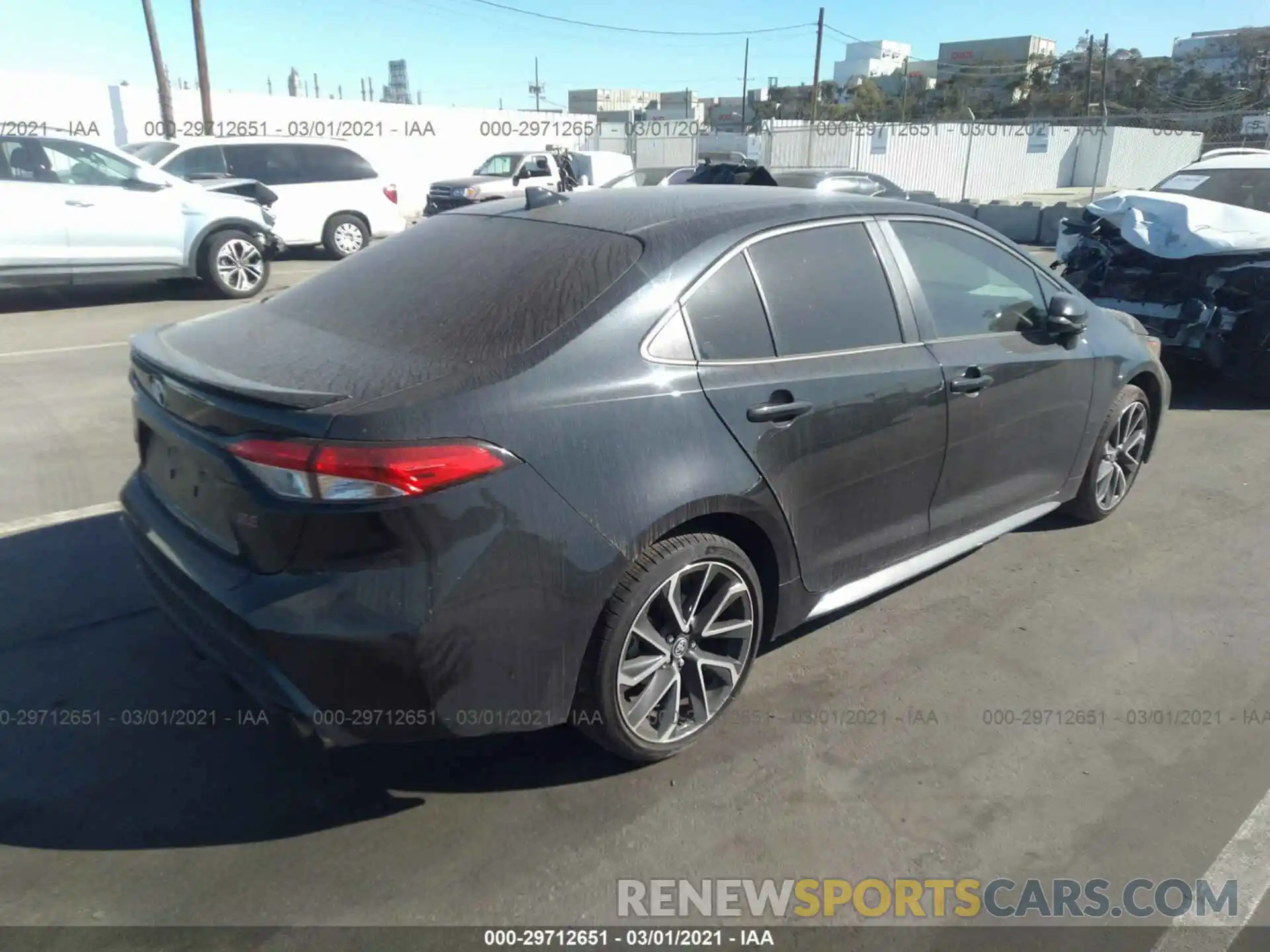 4 Photograph of a damaged car JTDS4RCE4LJ022817 TOYOTA COROLLA 2020