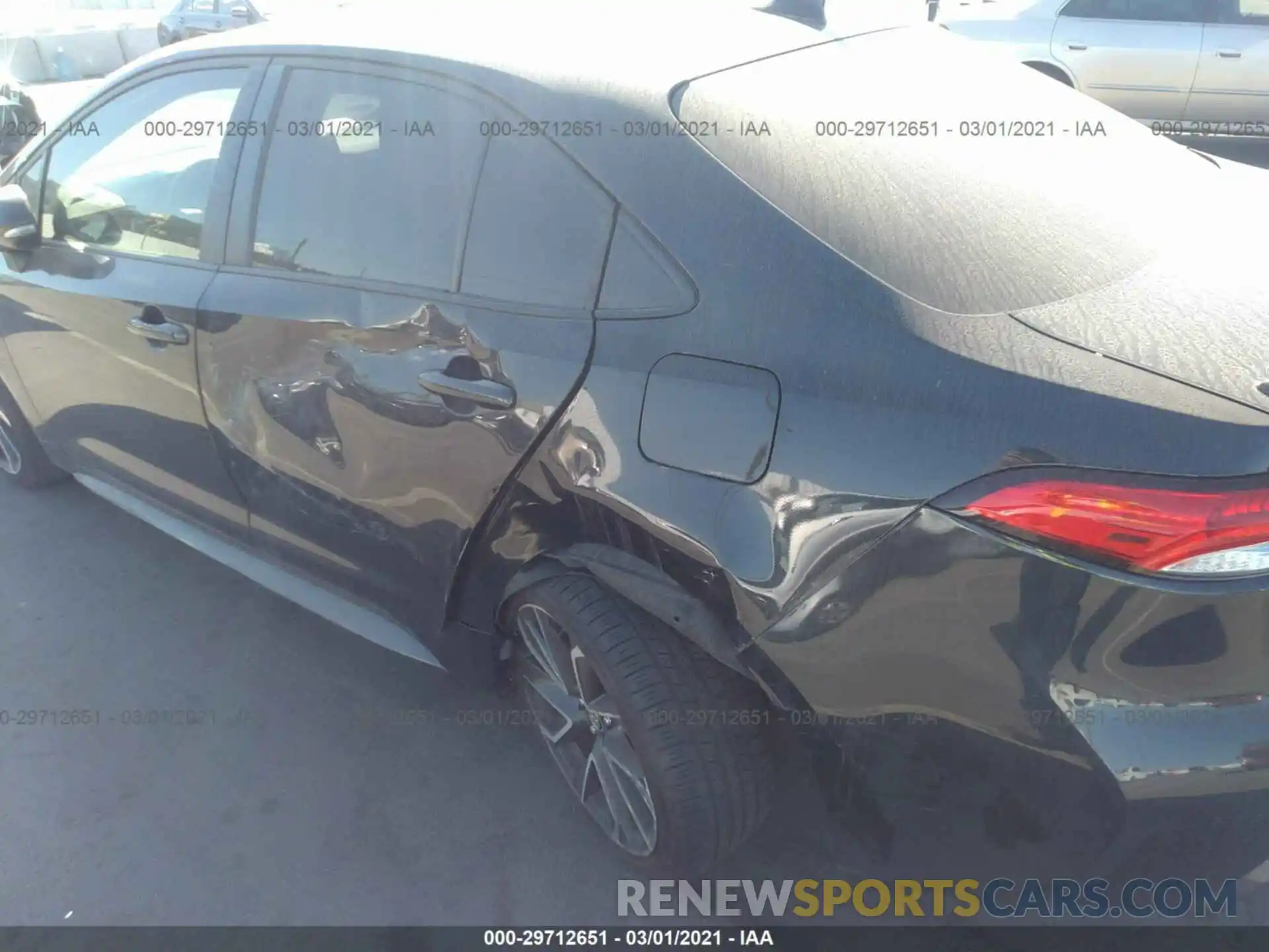 6 Photograph of a damaged car JTDS4RCE4LJ022817 TOYOTA COROLLA 2020