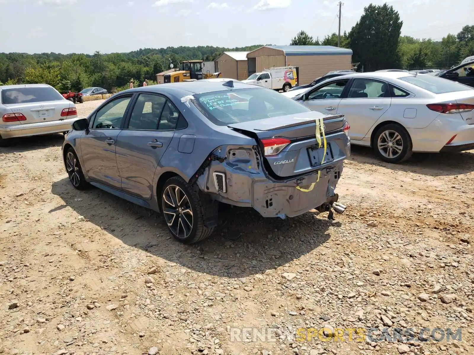 3 Photograph of a damaged car JTDS4RCE4LJ023868 TOYOTA COROLLA 2020