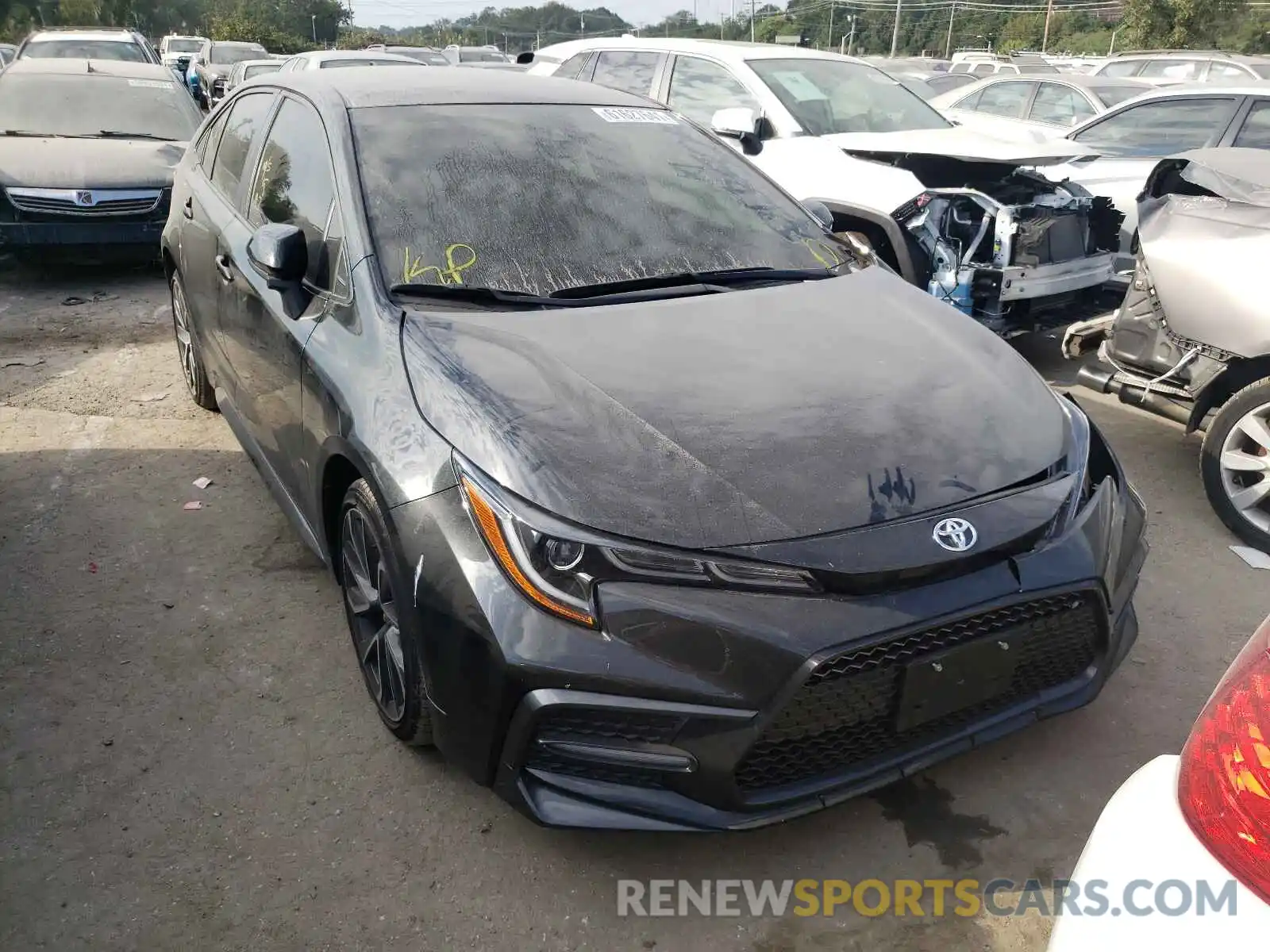 1 Photograph of a damaged car JTDS4RCE4LJ024163 TOYOTA COROLLA 2020