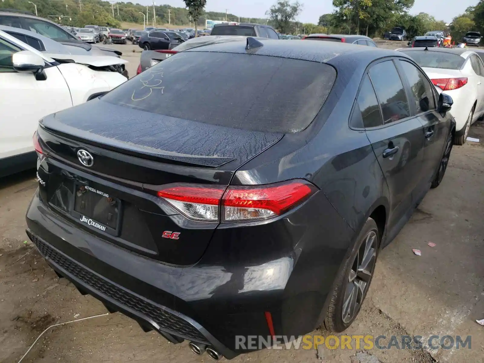 4 Photograph of a damaged car JTDS4RCE4LJ024163 TOYOTA COROLLA 2020