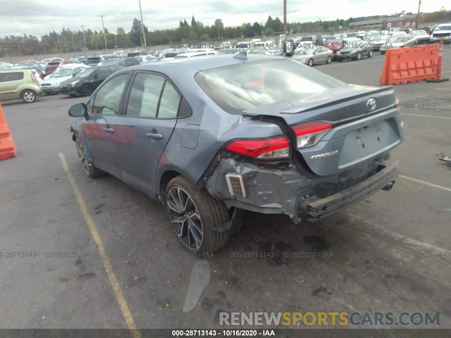 3 Photograph of a damaged car JTDS4RCE4LJ024275 TOYOTA COROLLA 2020