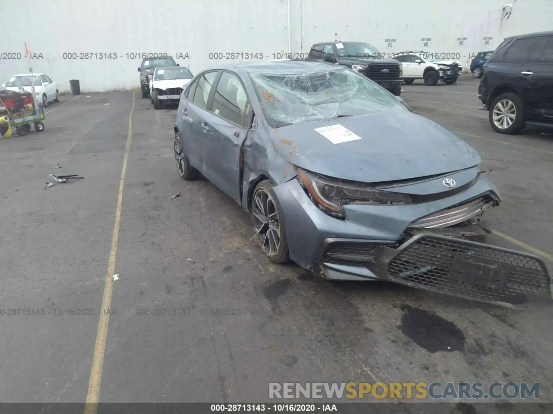 6 Photograph of a damaged car JTDS4RCE4LJ024275 TOYOTA COROLLA 2020