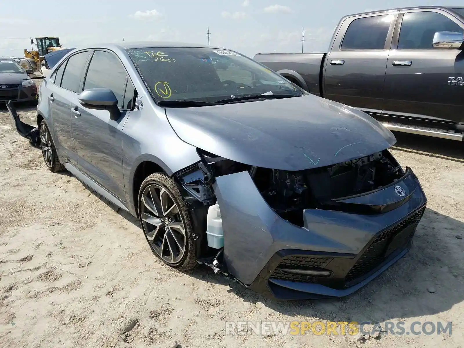 1 Photograph of a damaged car JTDS4RCE4LJ024597 TOYOTA COROLLA 2020