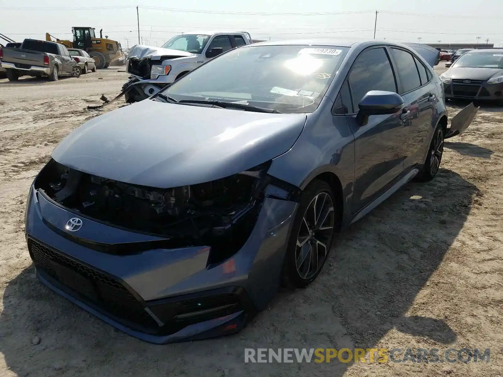 2 Photograph of a damaged car JTDS4RCE4LJ024597 TOYOTA COROLLA 2020