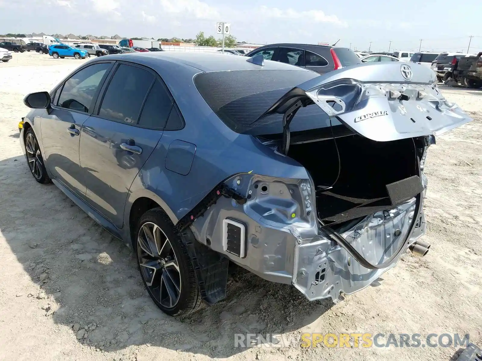 3 Photograph of a damaged car JTDS4RCE4LJ024597 TOYOTA COROLLA 2020