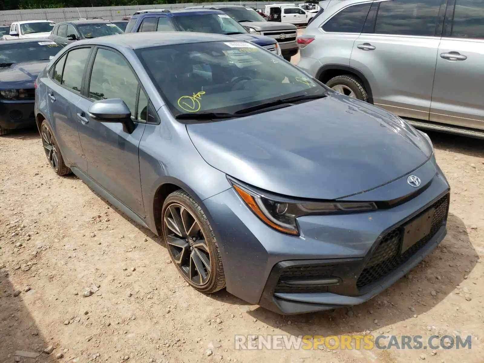 1 Photograph of a damaged car JTDS4RCE4LJ024860 TOYOTA COROLLA 2020