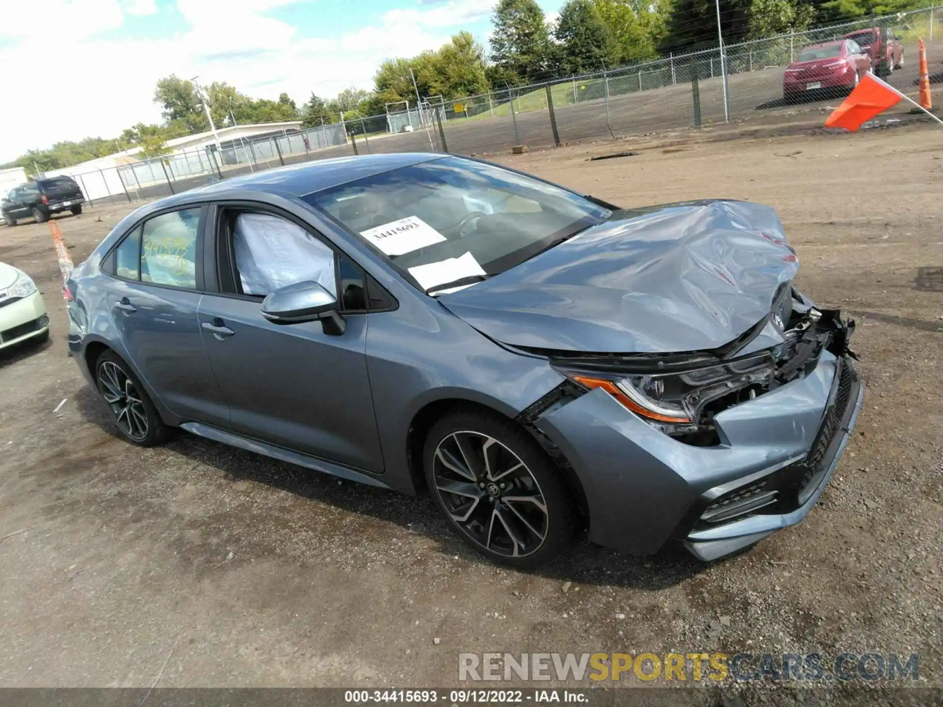 1 Photograph of a damaged car JTDS4RCE4LJ025507 TOYOTA COROLLA 2020