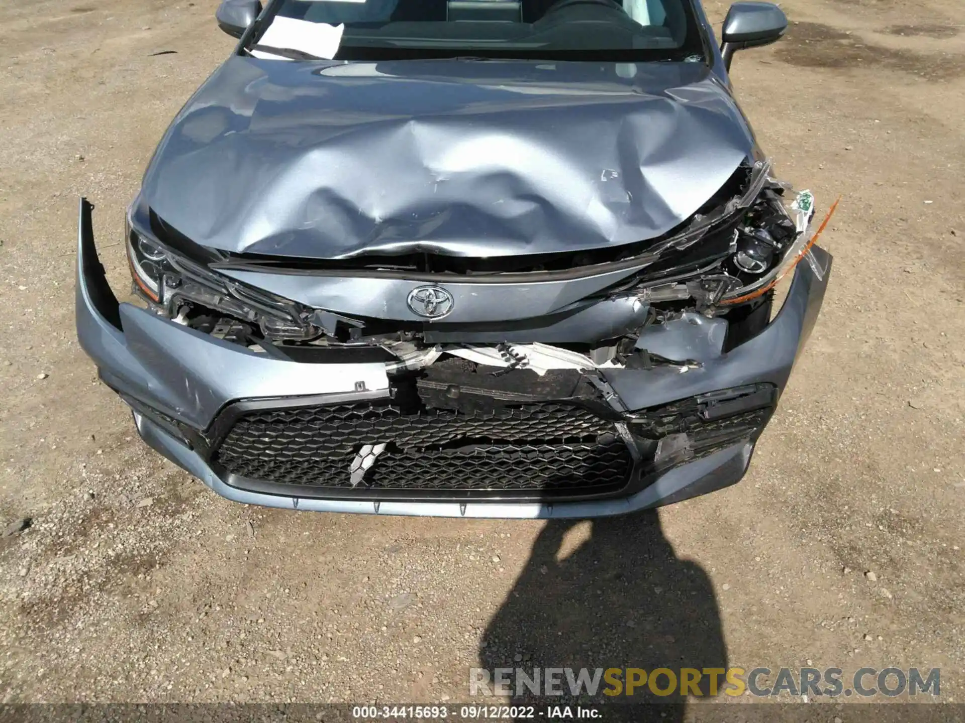 6 Photograph of a damaged car JTDS4RCE4LJ025507 TOYOTA COROLLA 2020