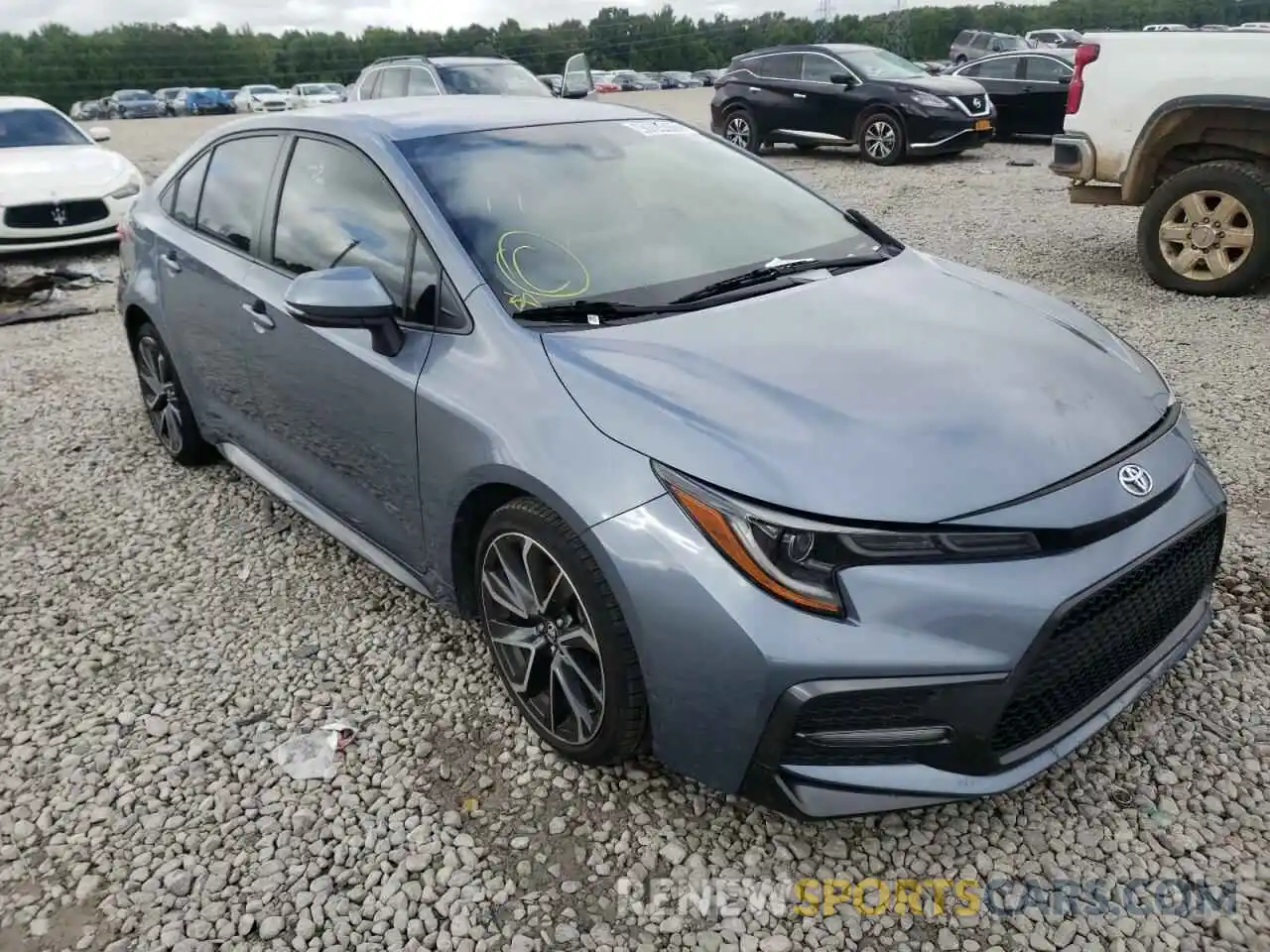 1 Photograph of a damaged car JTDS4RCE4LJ025619 TOYOTA COROLLA 2020