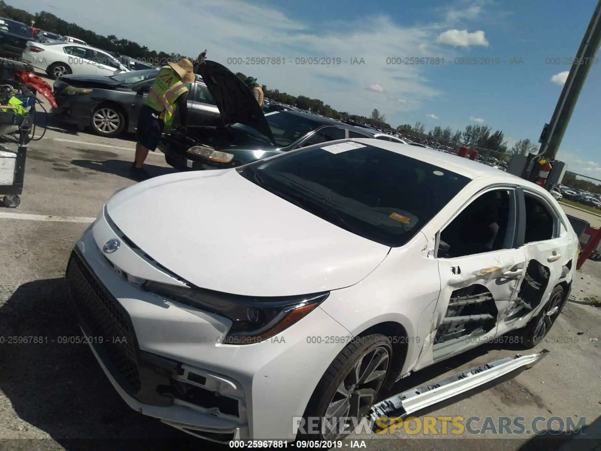 6 Фотография поврежденного автомобиля JTDS4RCE4LJ026589 TOYOTA COROLLA 2020