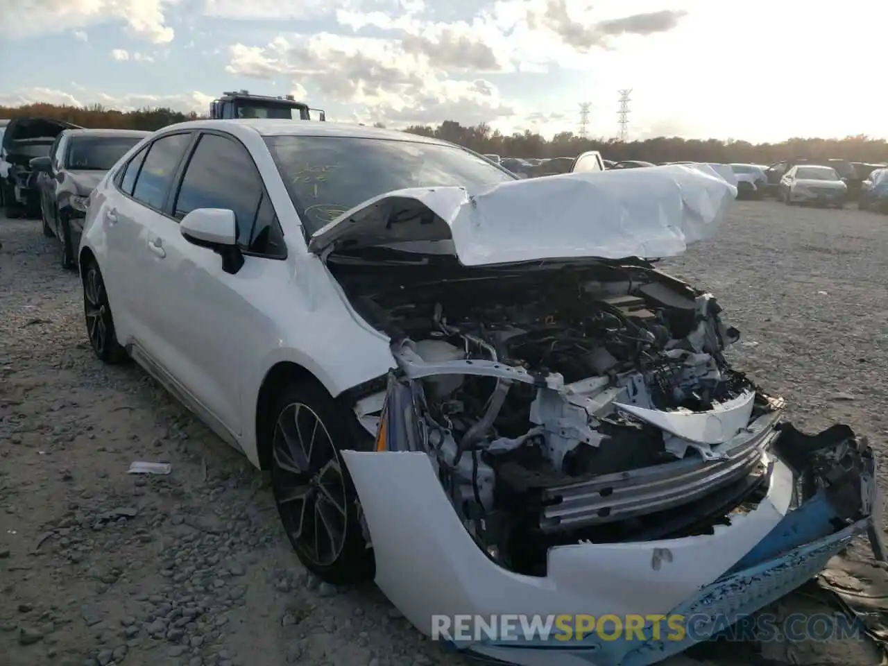 1 Photograph of a damaged car JTDS4RCE4LJ026916 TOYOTA COROLLA 2020