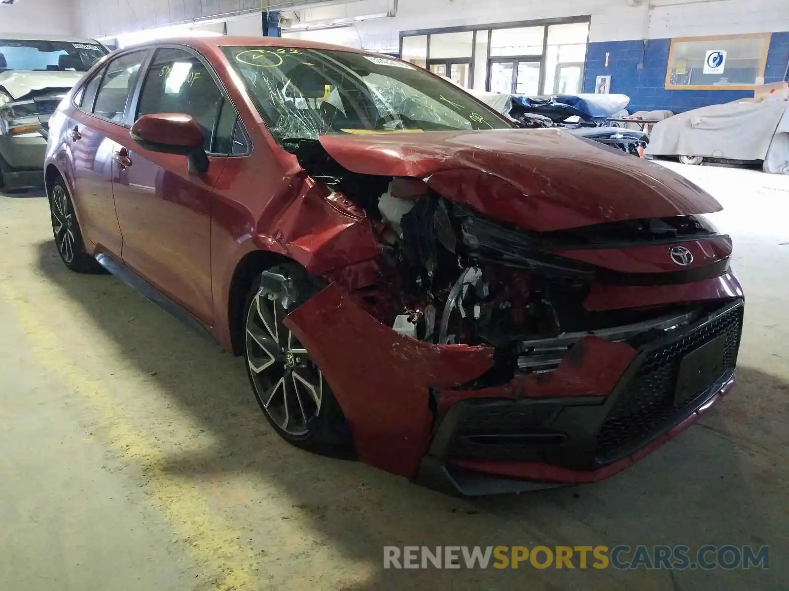 1 Photograph of a damaged car JTDS4RCE4LJ027631 TOYOTA COROLLA 2020