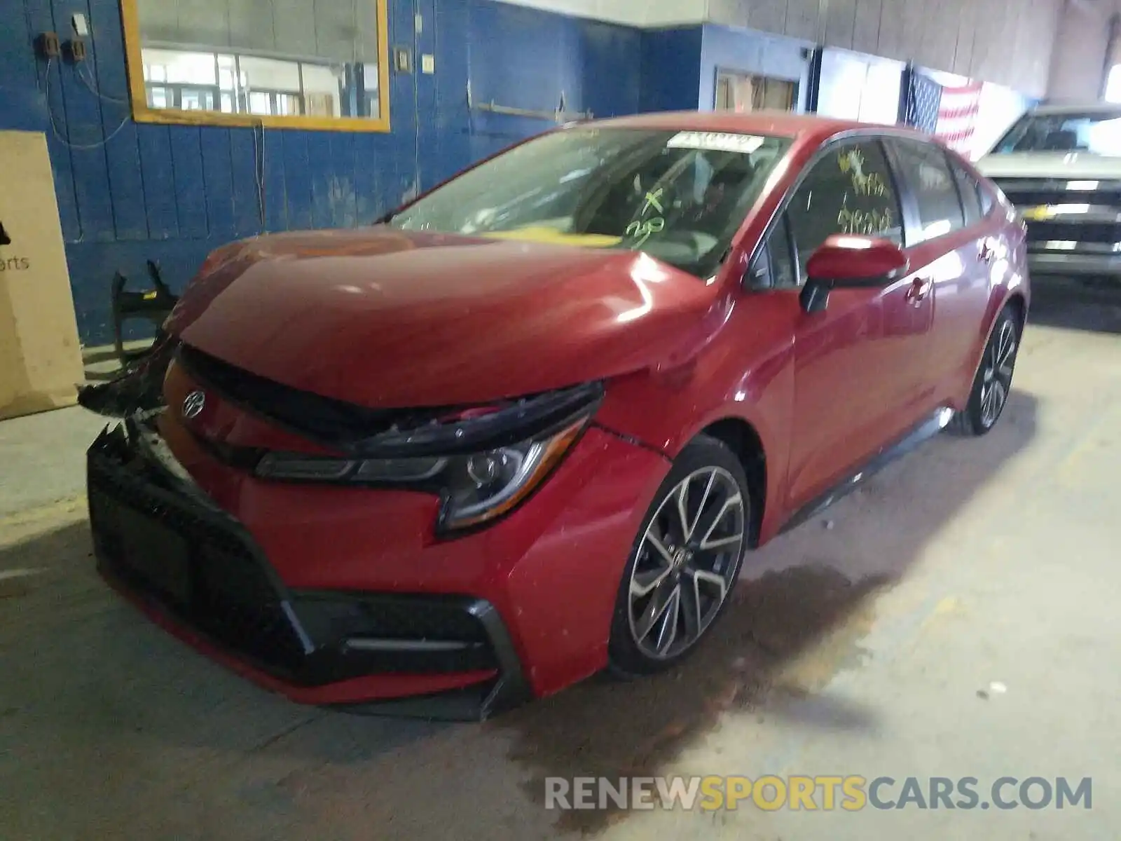 2 Photograph of a damaged car JTDS4RCE4LJ027631 TOYOTA COROLLA 2020