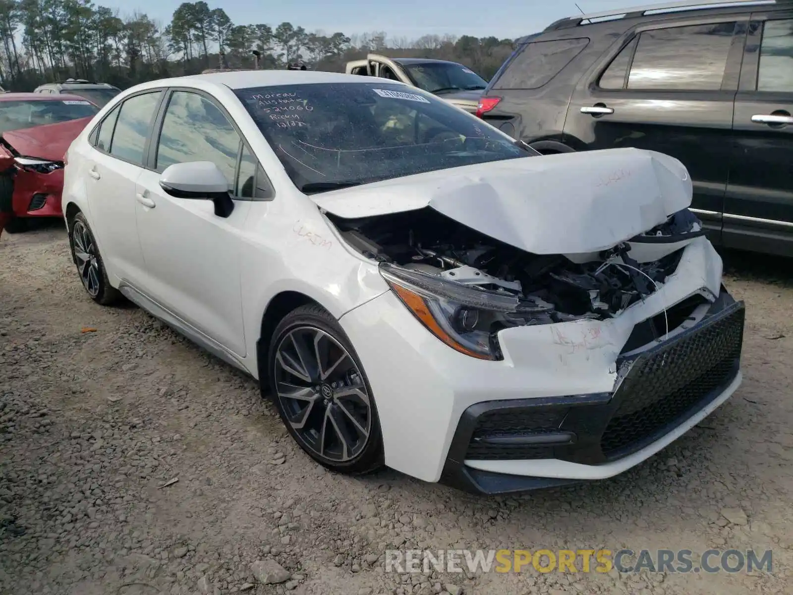 1 Photograph of a damaged car JTDS4RCE4LJ027869 TOYOTA COROLLA 2020