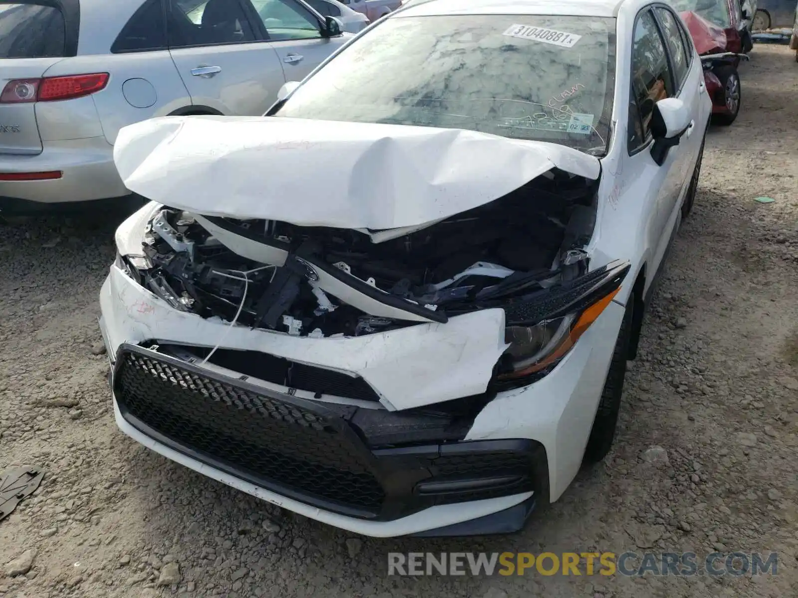 9 Photograph of a damaged car JTDS4RCE4LJ027869 TOYOTA COROLLA 2020