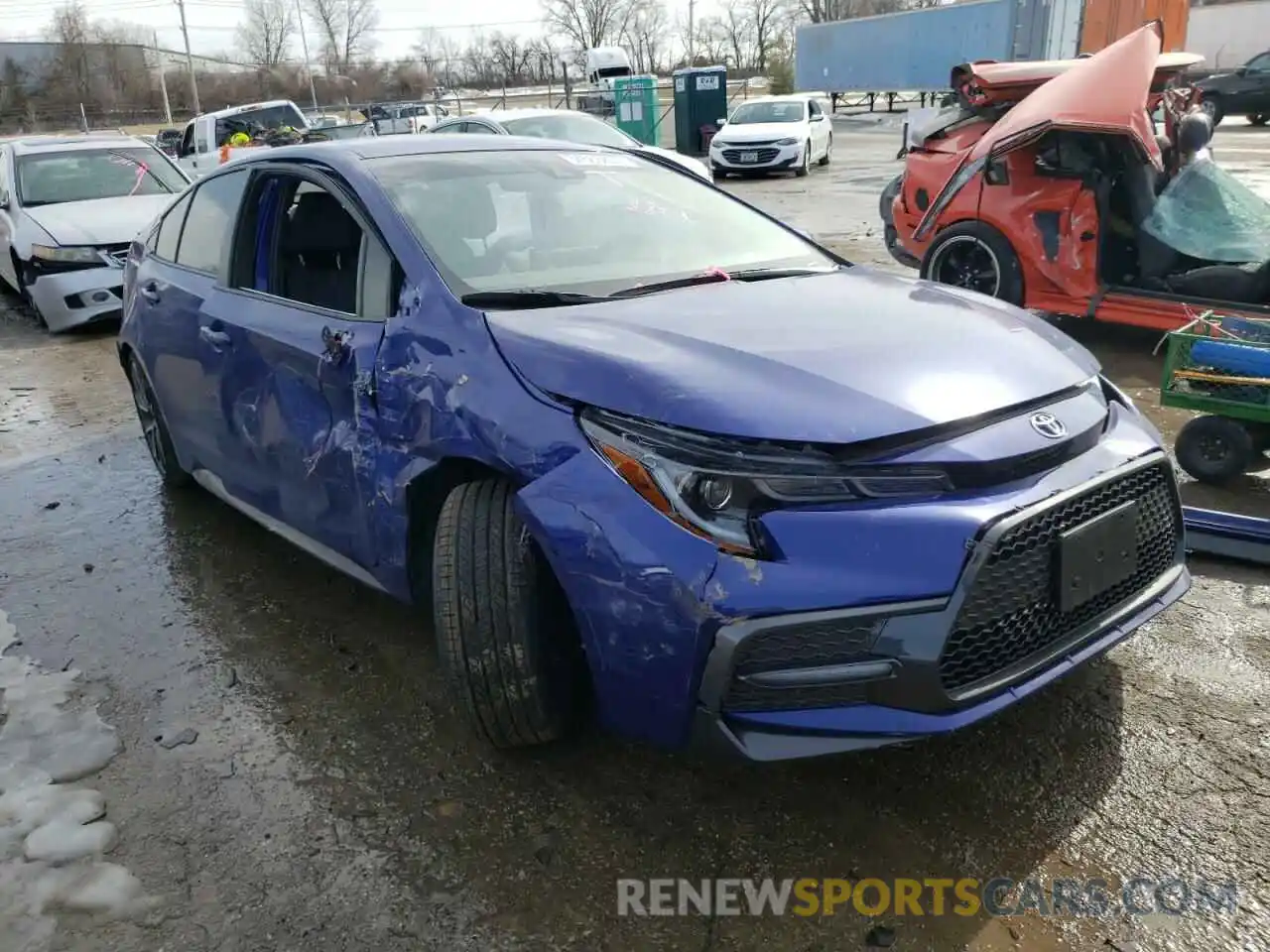 1 Photograph of a damaged car JTDS4RCE4LJ028598 TOYOTA COROLLA 2020