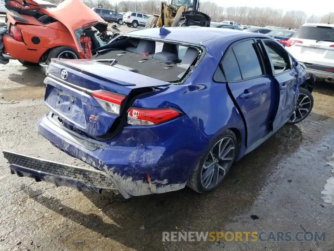 4 Photograph of a damaged car JTDS4RCE4LJ028598 TOYOTA COROLLA 2020