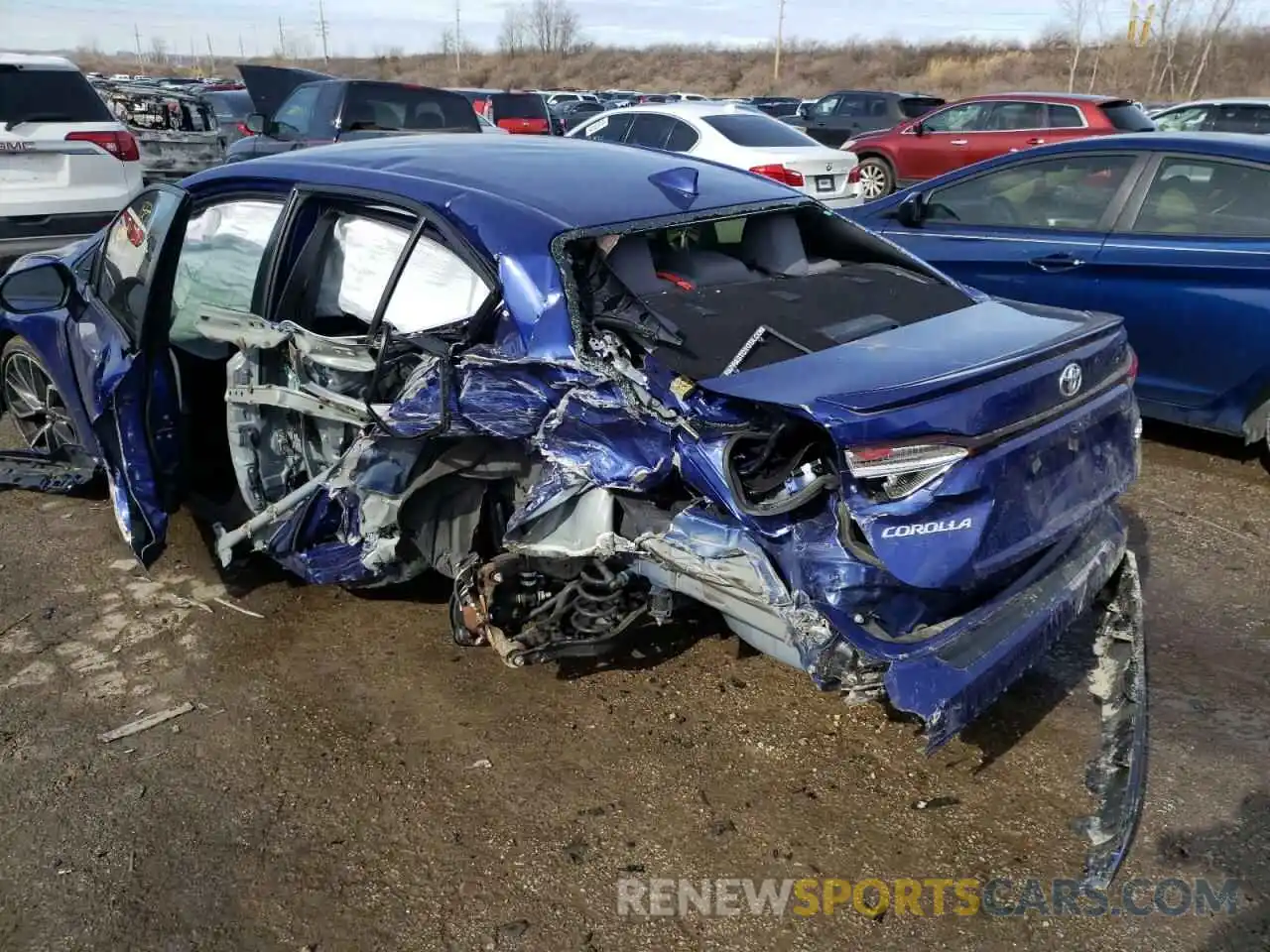 9 Photograph of a damaged car JTDS4RCE4LJ028598 TOYOTA COROLLA 2020