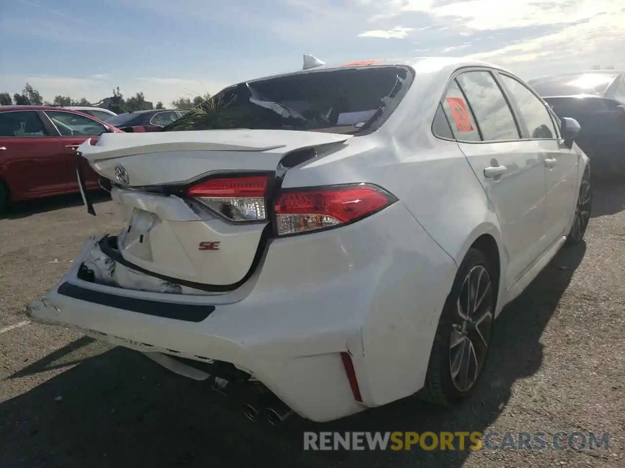 4 Photograph of a damaged car JTDS4RCE4LJ028682 TOYOTA COROLLA 2020