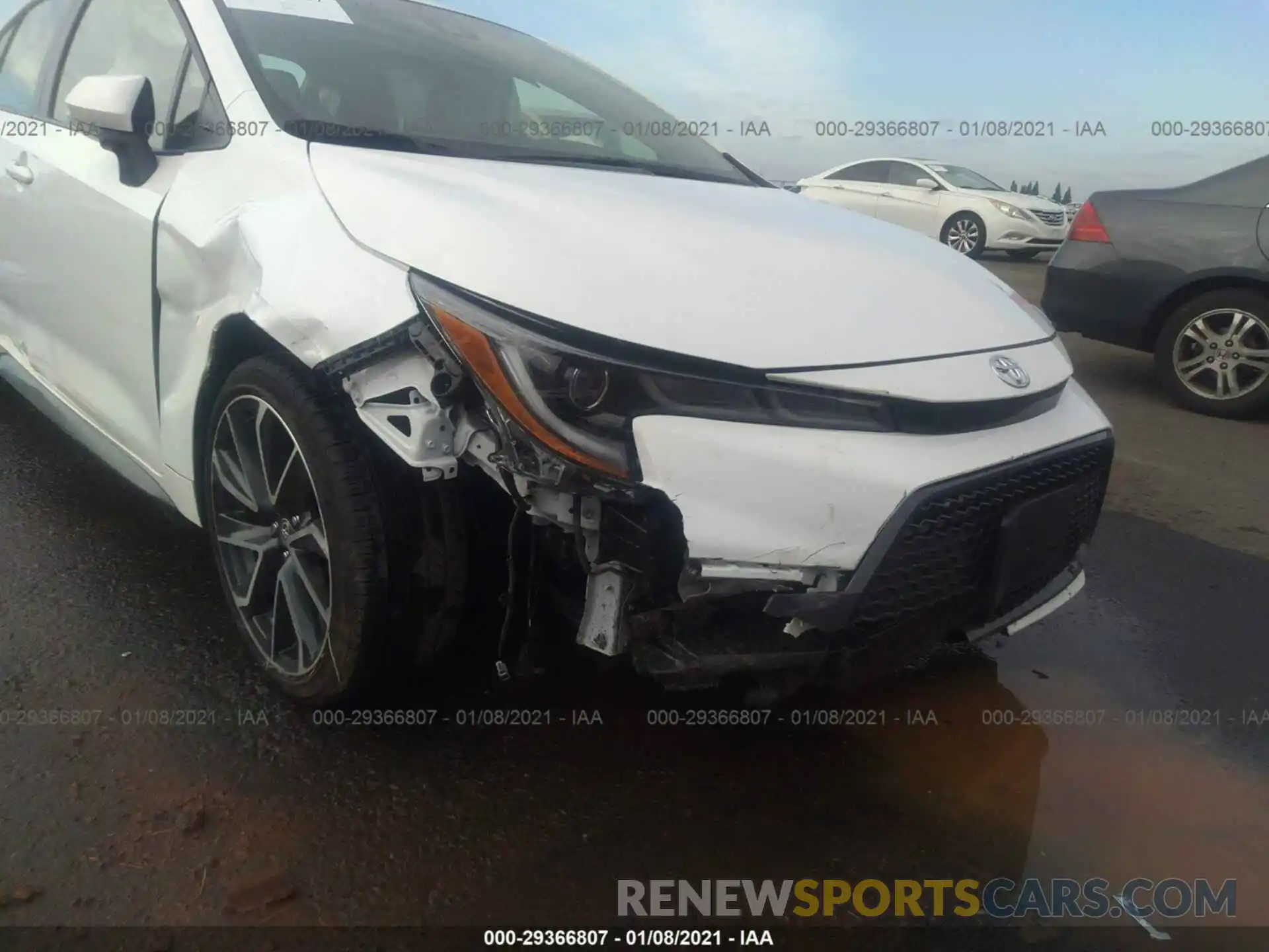 6 Photograph of a damaged car JTDS4RCE4LJ029086 TOYOTA COROLLA 2020