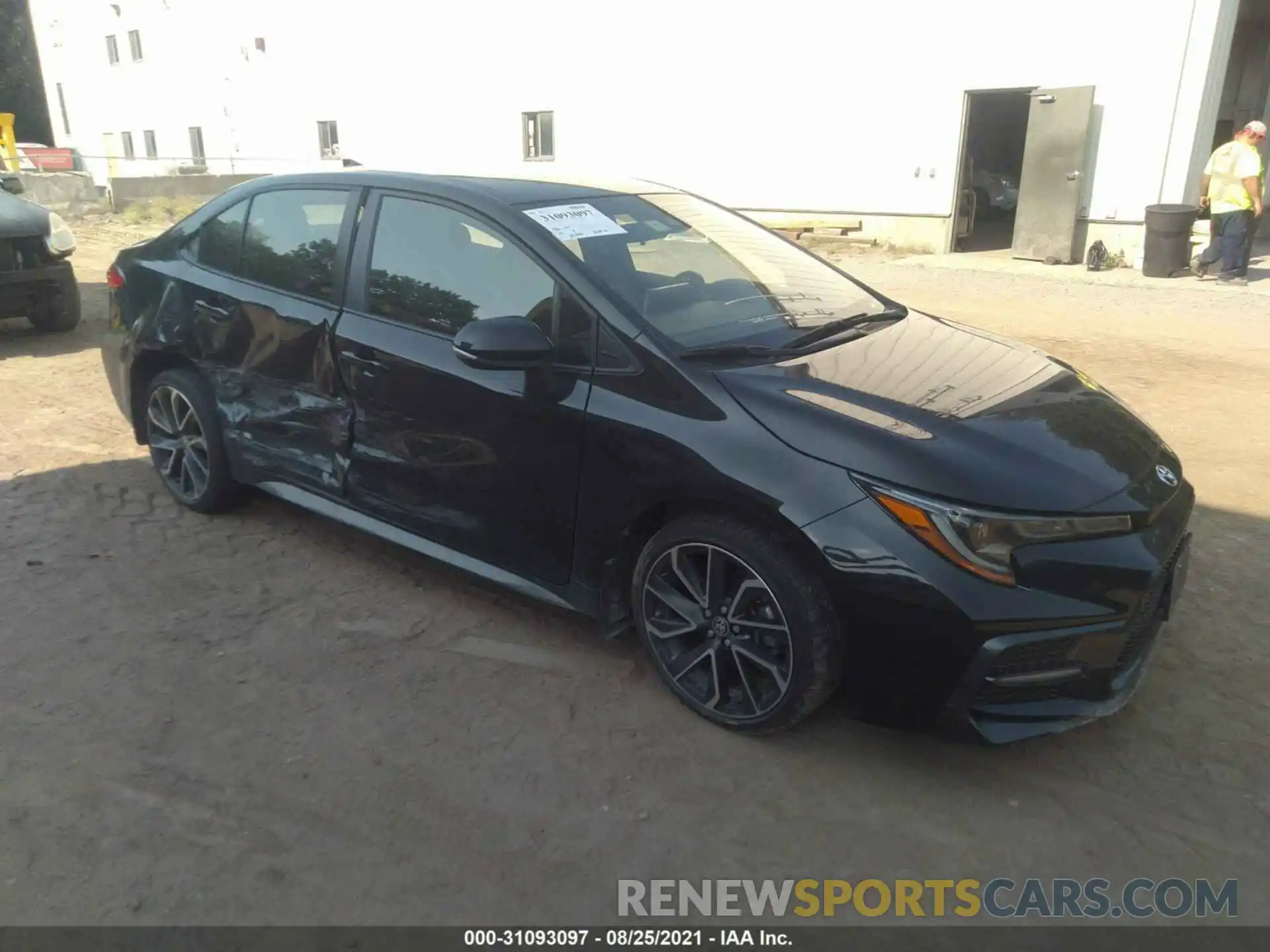 1 Photograph of a damaged car JTDS4RCE4LJ029511 TOYOTA COROLLA 2020