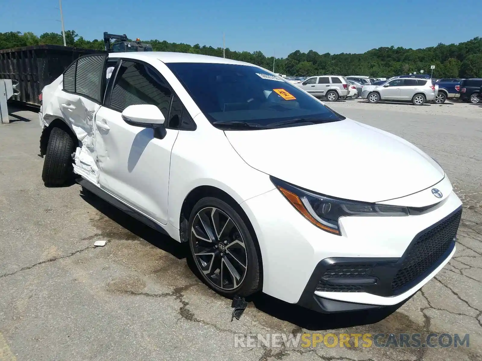 1 Photograph of a damaged car JTDS4RCE4LJ029623 TOYOTA COROLLA 2020