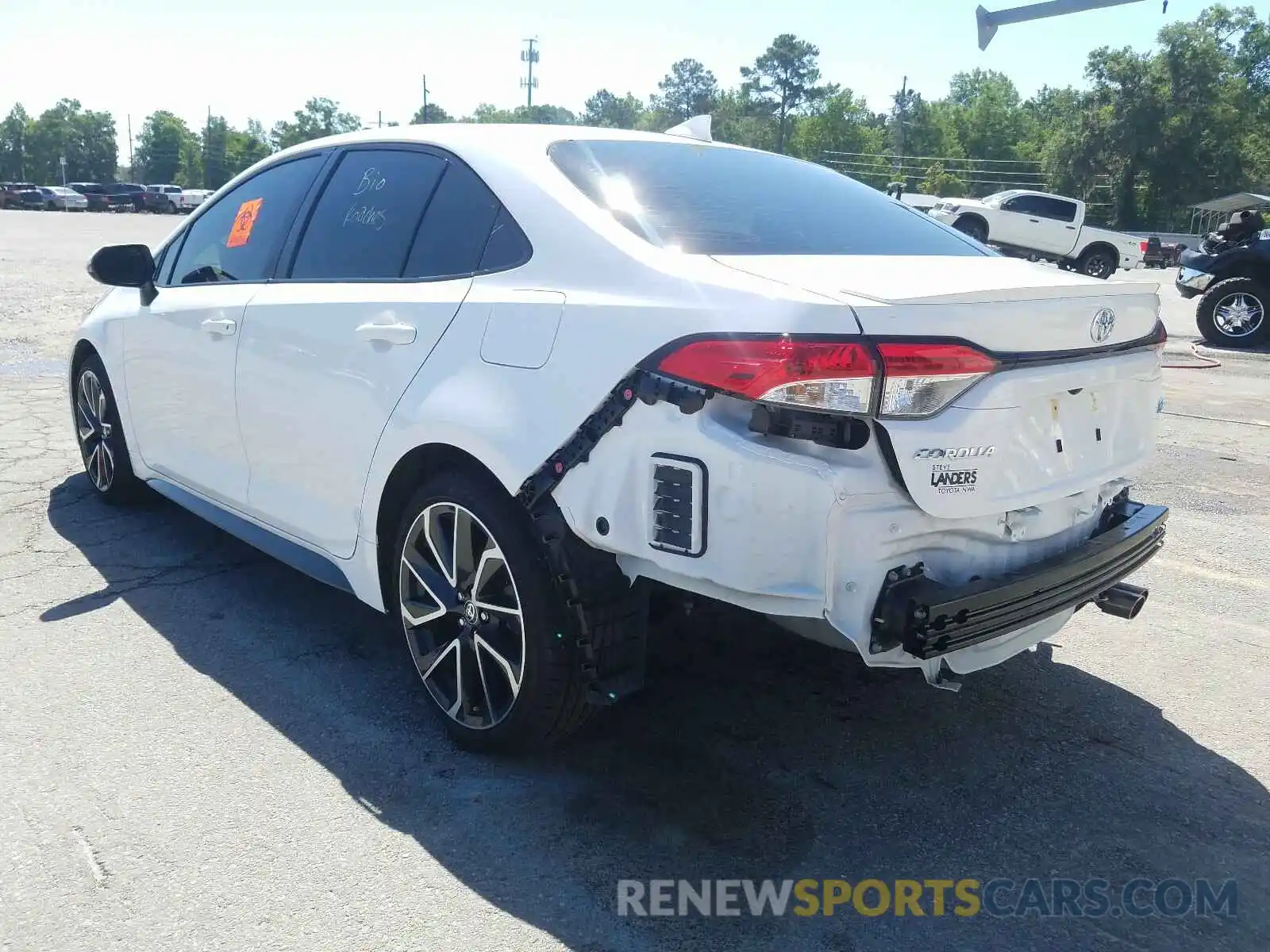 3 Photograph of a damaged car JTDS4RCE4LJ029623 TOYOTA COROLLA 2020