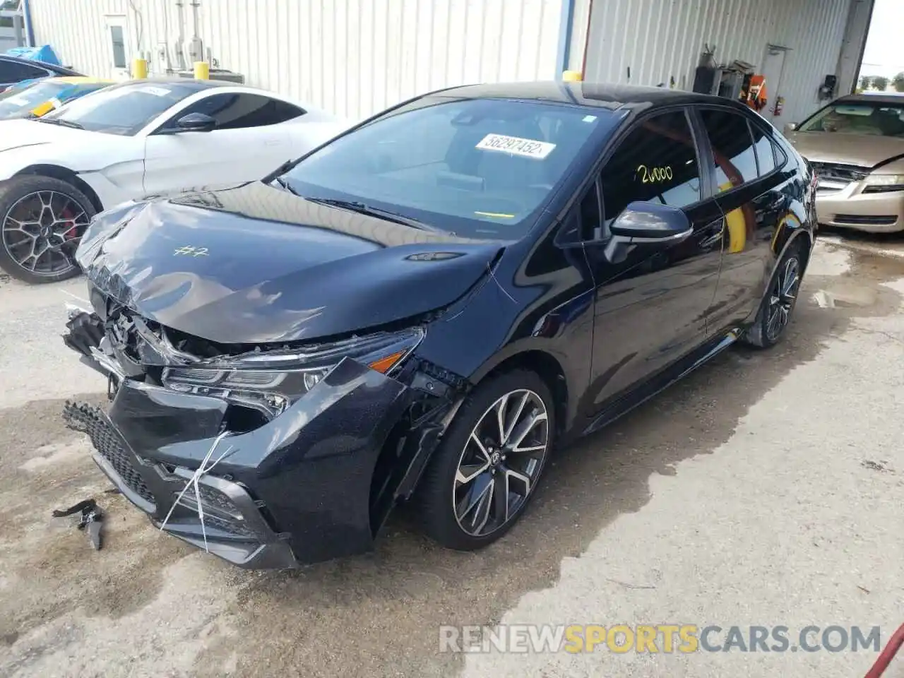 2 Photograph of a damaged car JTDS4RCE4LJ029914 TOYOTA COROLLA 2020