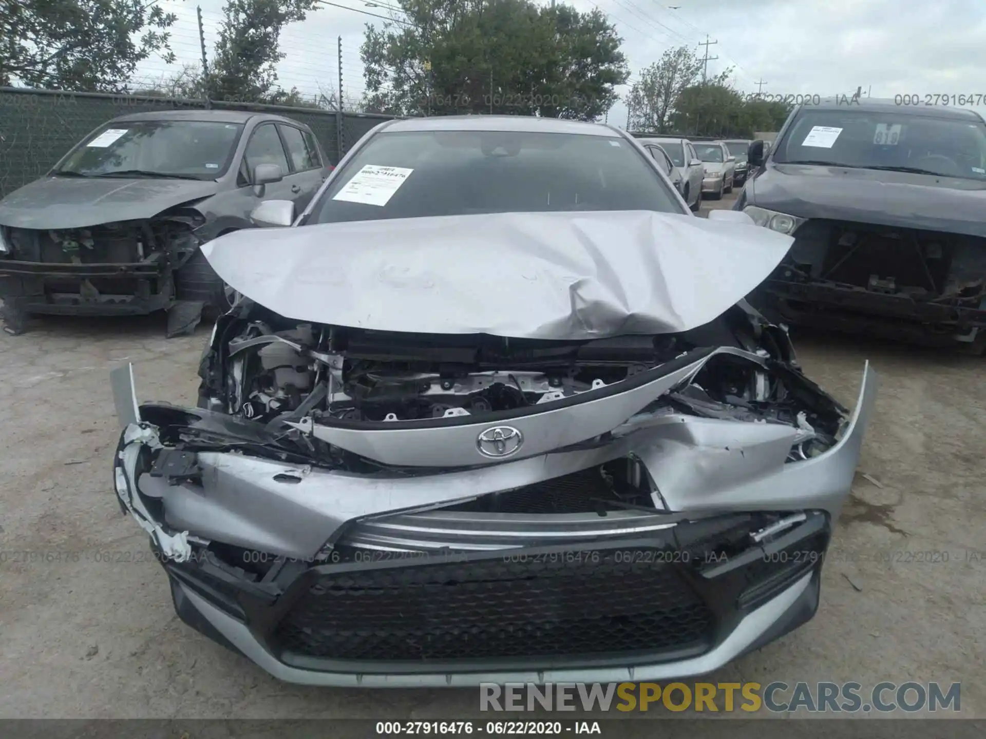 6 Photograph of a damaged car JTDS4RCE4LJ030254 TOYOTA COROLLA 2020