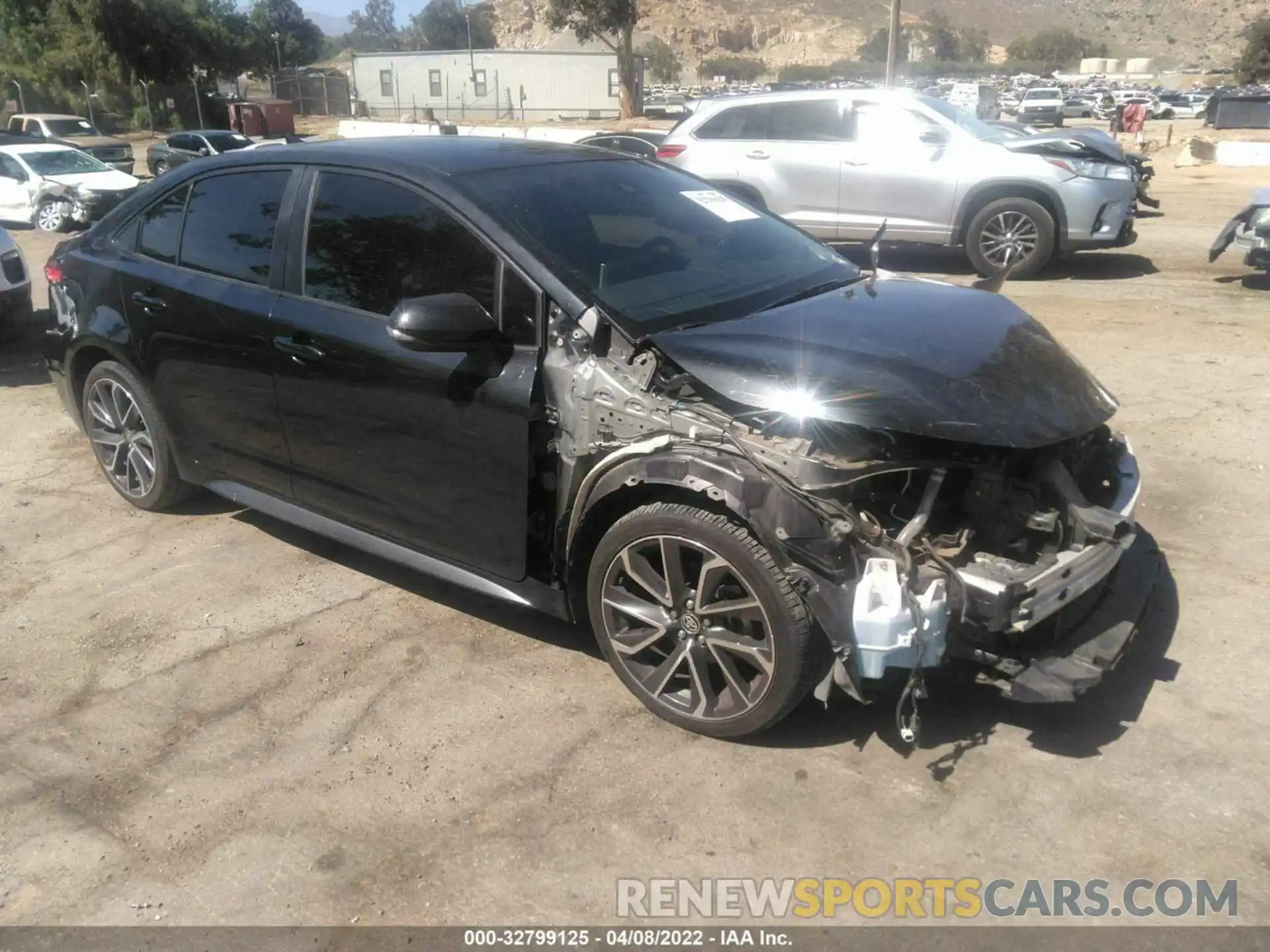 1 Photograph of a damaged car JTDS4RCE4LJ030934 TOYOTA COROLLA 2020