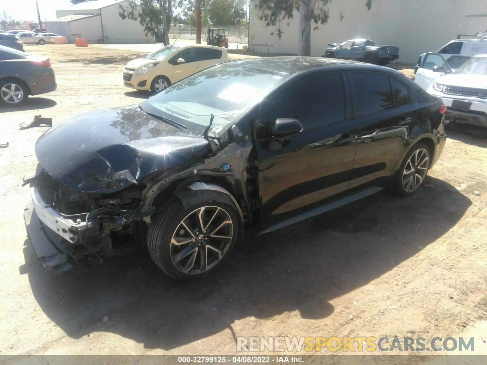 2 Photograph of a damaged car JTDS4RCE4LJ030934 TOYOTA COROLLA 2020