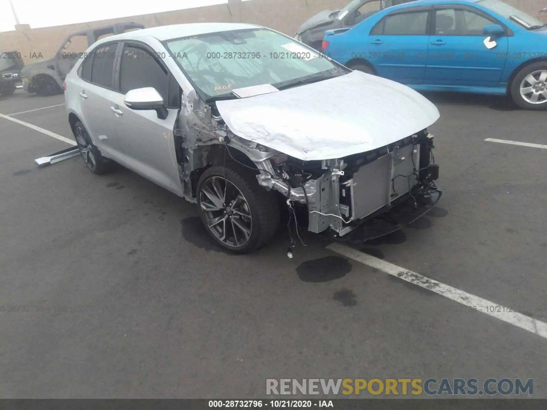 6 Photograph of a damaged car JTDS4RCE4LJ030951 TOYOTA COROLLA 2020