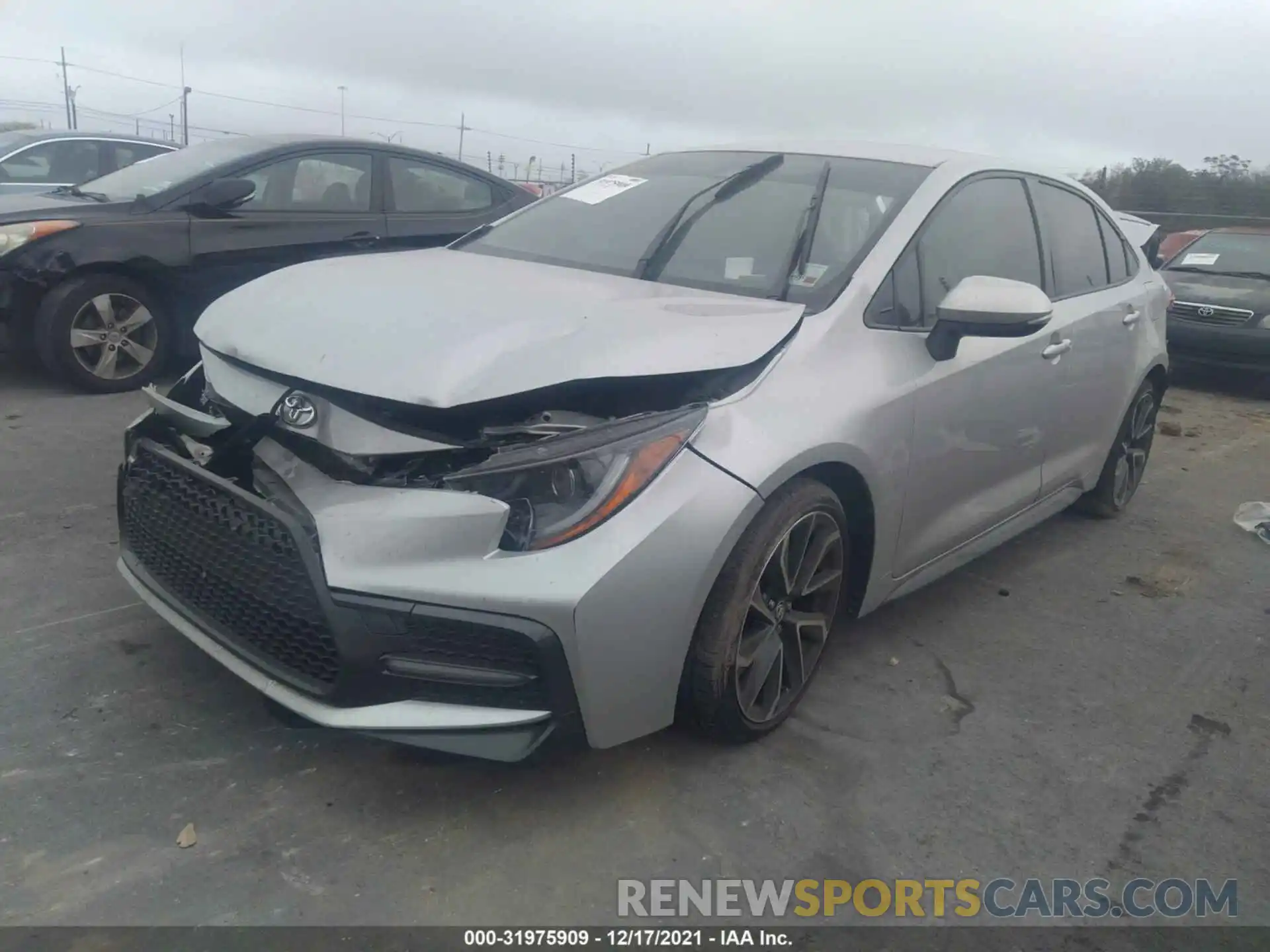 2 Photograph of a damaged car JTDS4RCE4LJ031663 TOYOTA COROLLA 2020