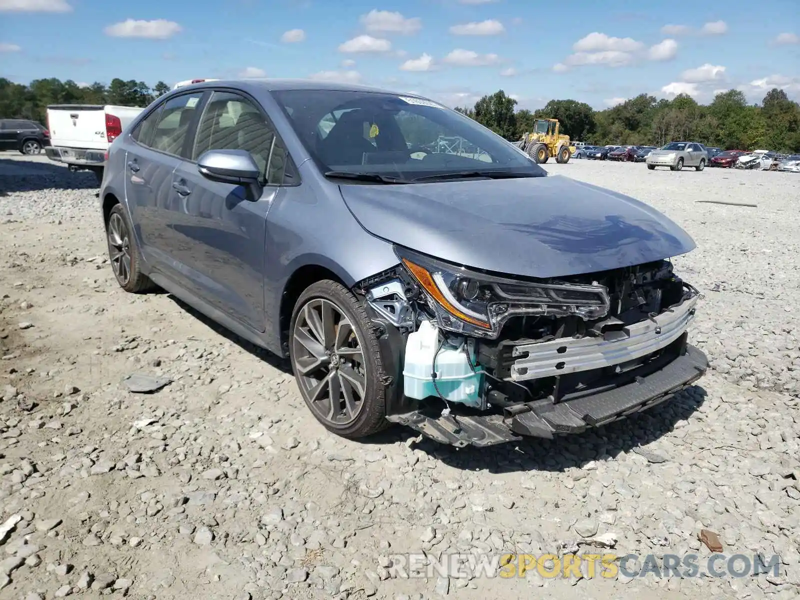 1 Photograph of a damaged car JTDS4RCE4LJ032280 TOYOTA COROLLA 2020