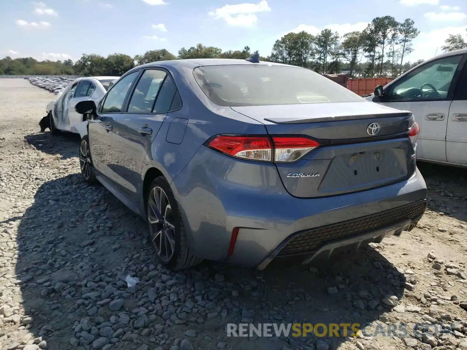 3 Photograph of a damaged car JTDS4RCE4LJ032280 TOYOTA COROLLA 2020