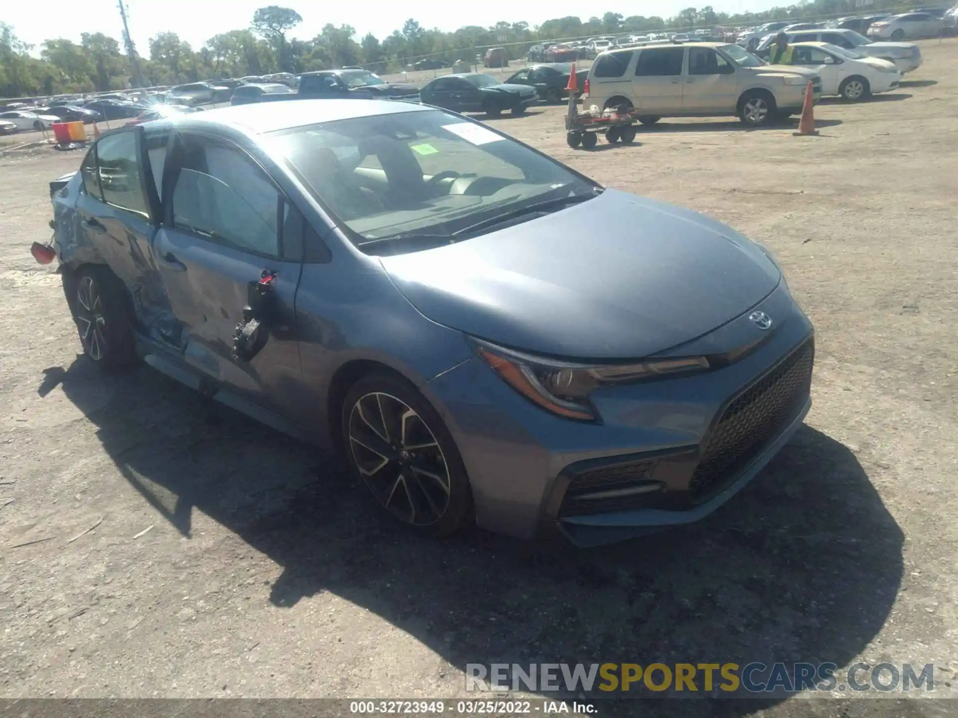 1 Photograph of a damaged car JTDS4RCE4LJ032375 TOYOTA COROLLA 2020