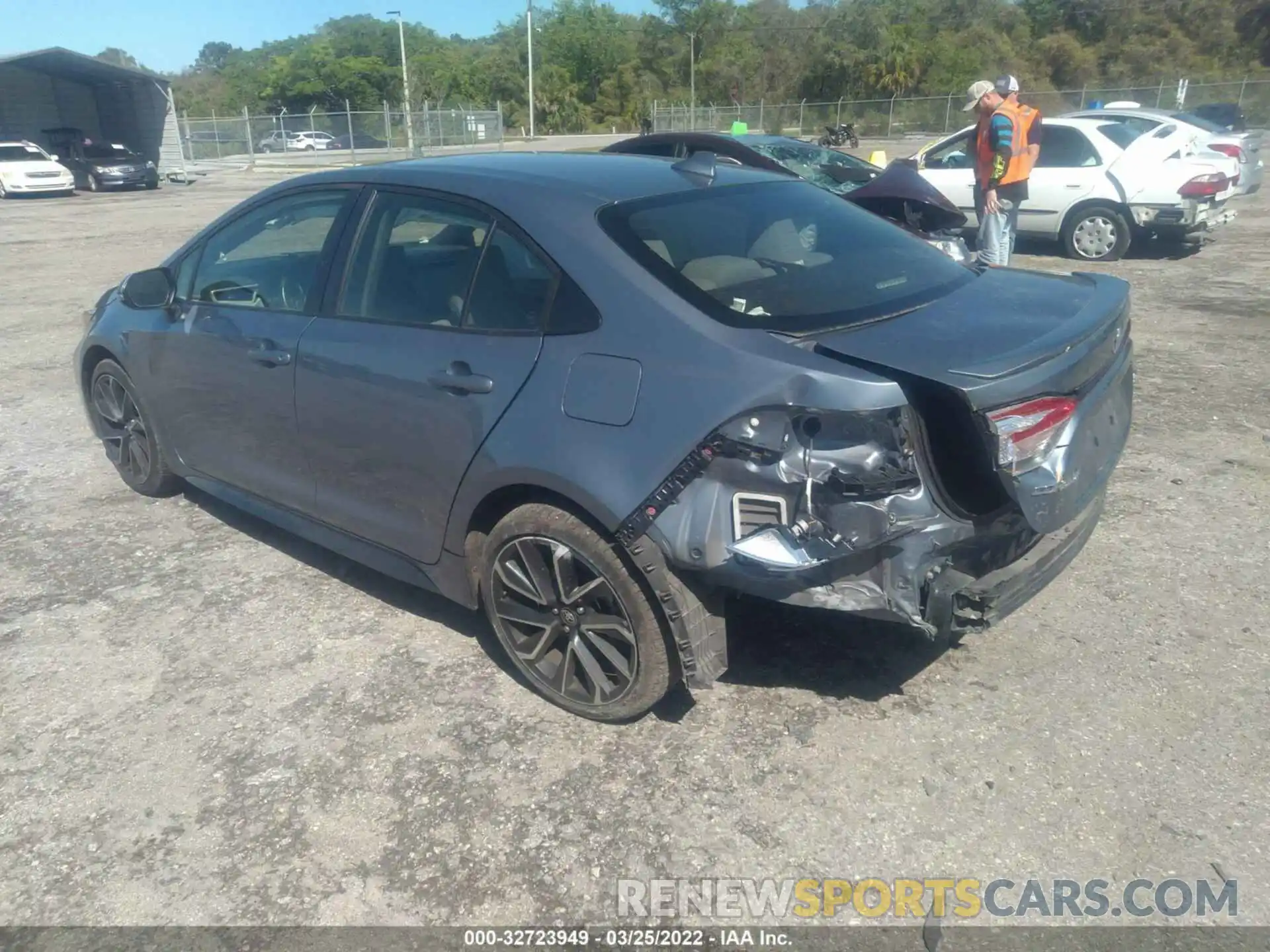 3 Photograph of a damaged car JTDS4RCE4LJ032375 TOYOTA COROLLA 2020