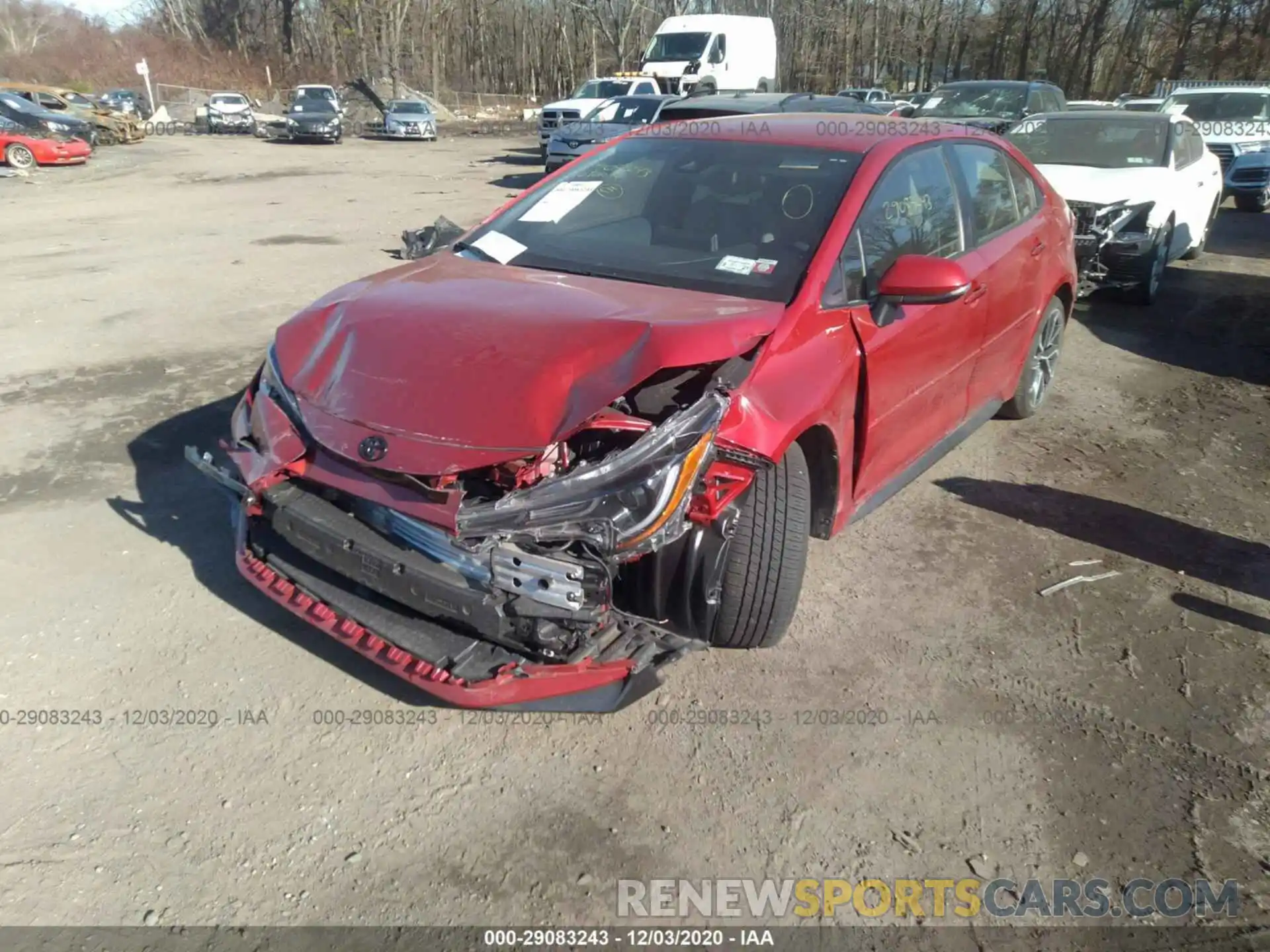 6 Photograph of a damaged car JTDS4RCE4LJ032764 TOYOTA COROLLA 2020