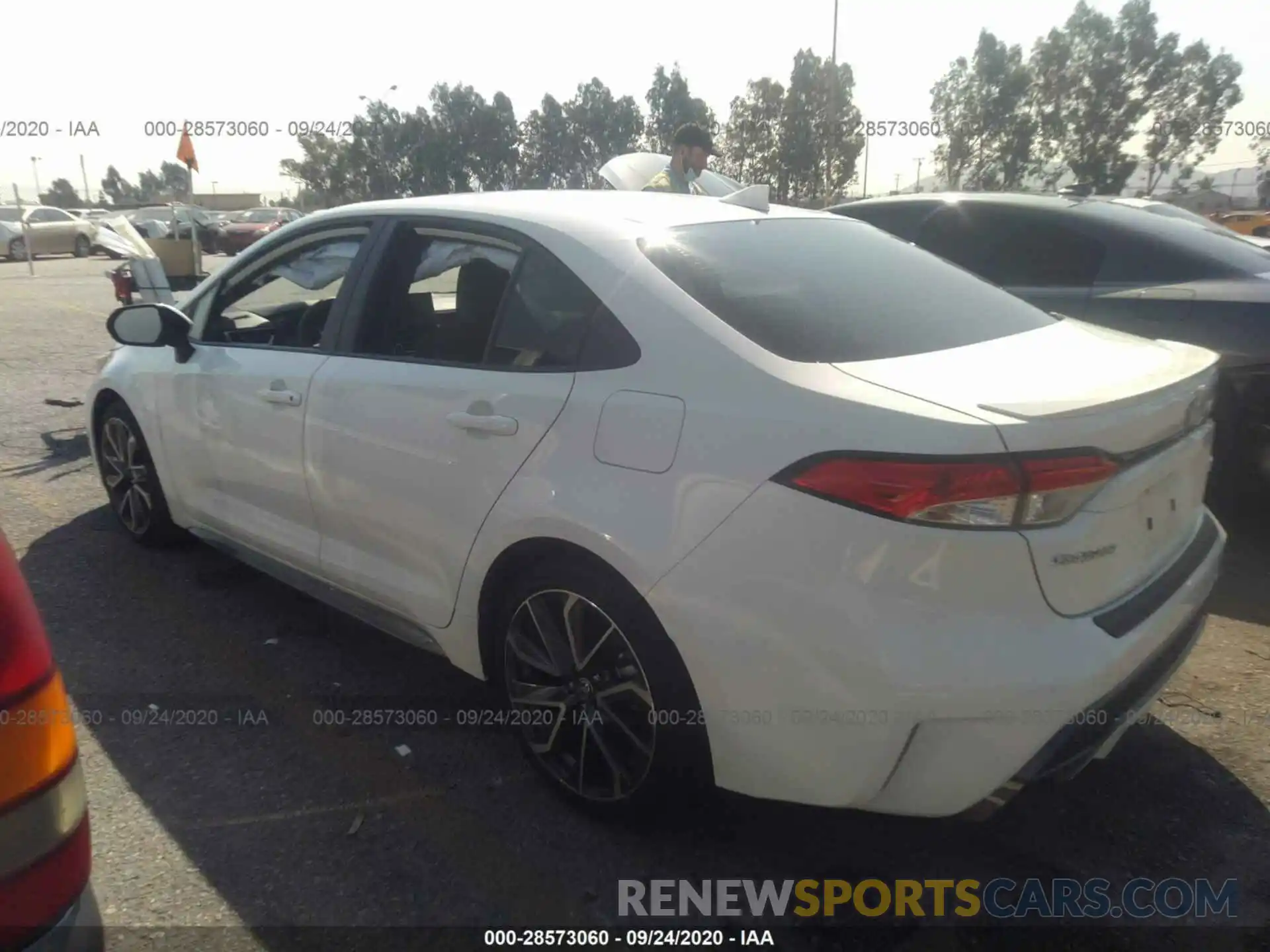 3 Photograph of a damaged car JTDS4RCE4LJ033493 TOYOTA COROLLA 2020