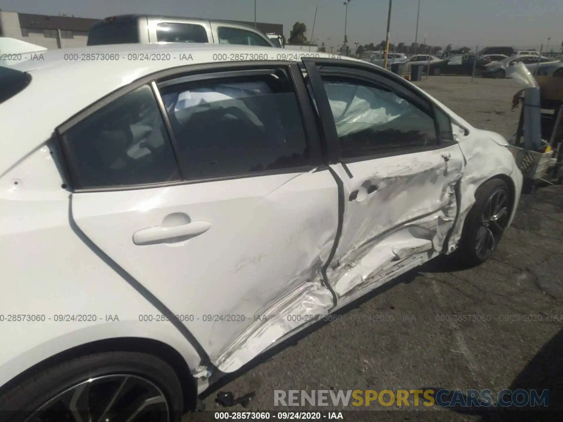 6 Photograph of a damaged car JTDS4RCE4LJ033493 TOYOTA COROLLA 2020