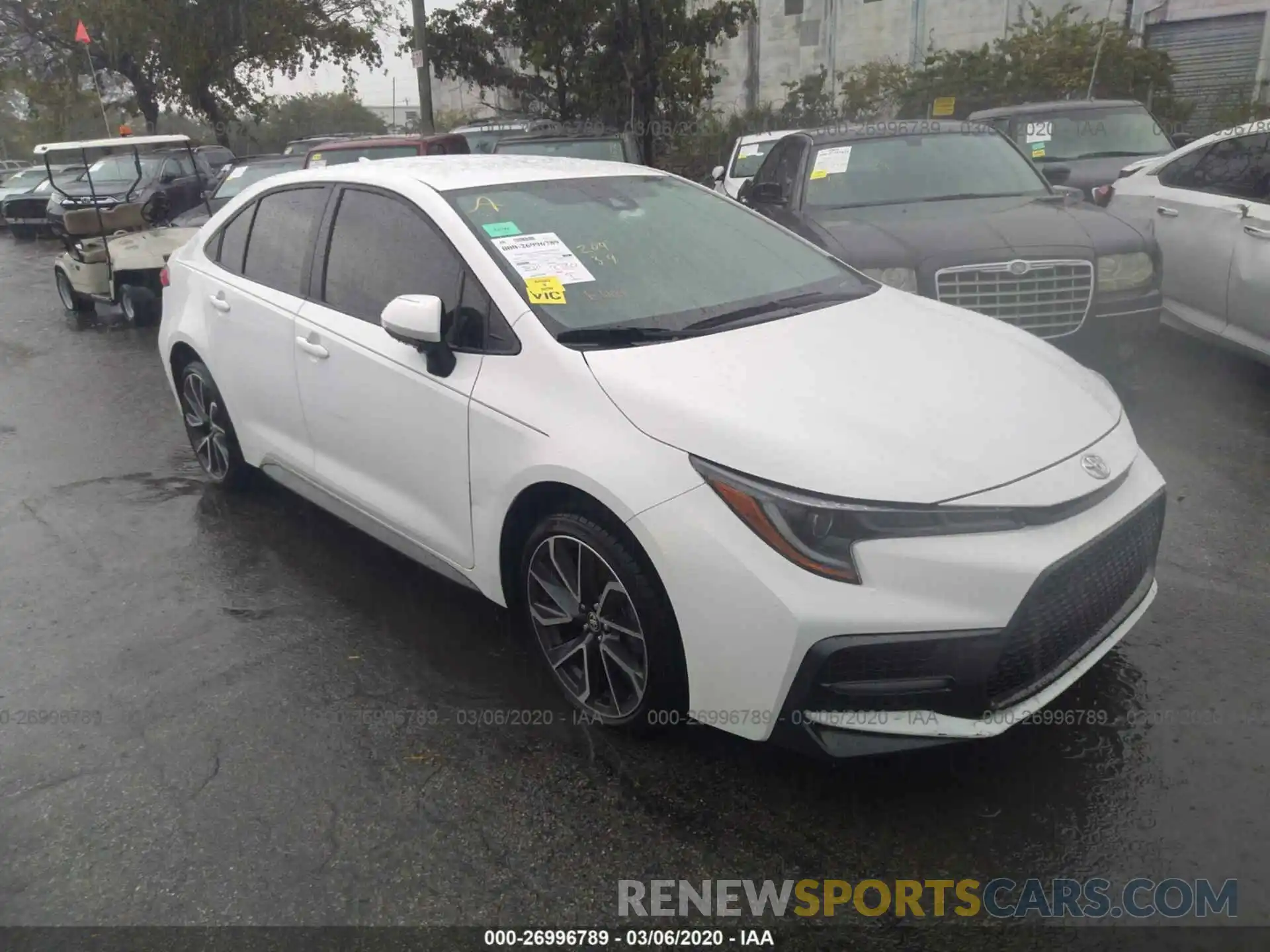 1 Photograph of a damaged car JTDS4RCE4LJ033543 TOYOTA COROLLA 2020