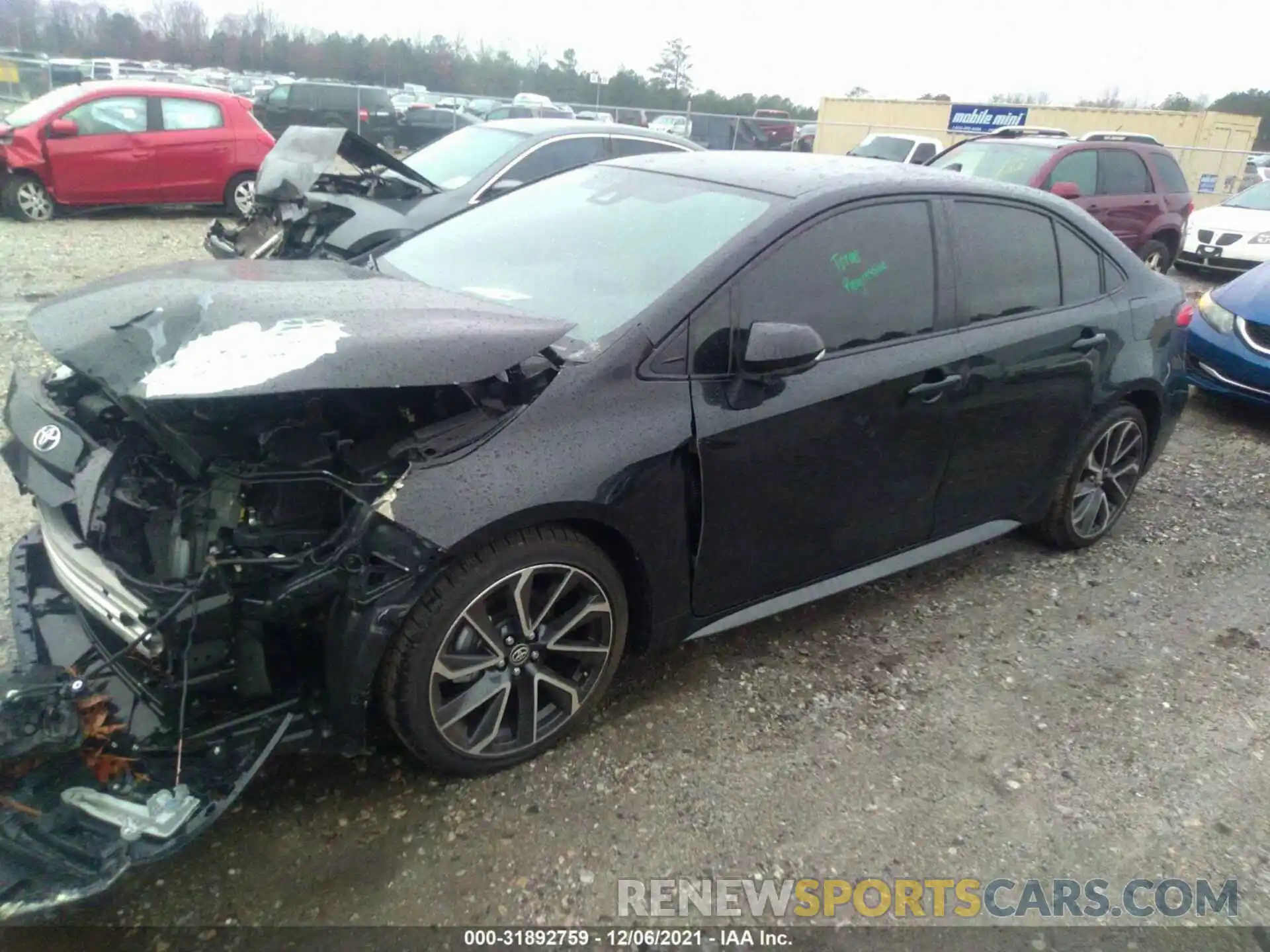 2 Photograph of a damaged car JTDS4RCE4LJ033610 TOYOTA COROLLA 2020