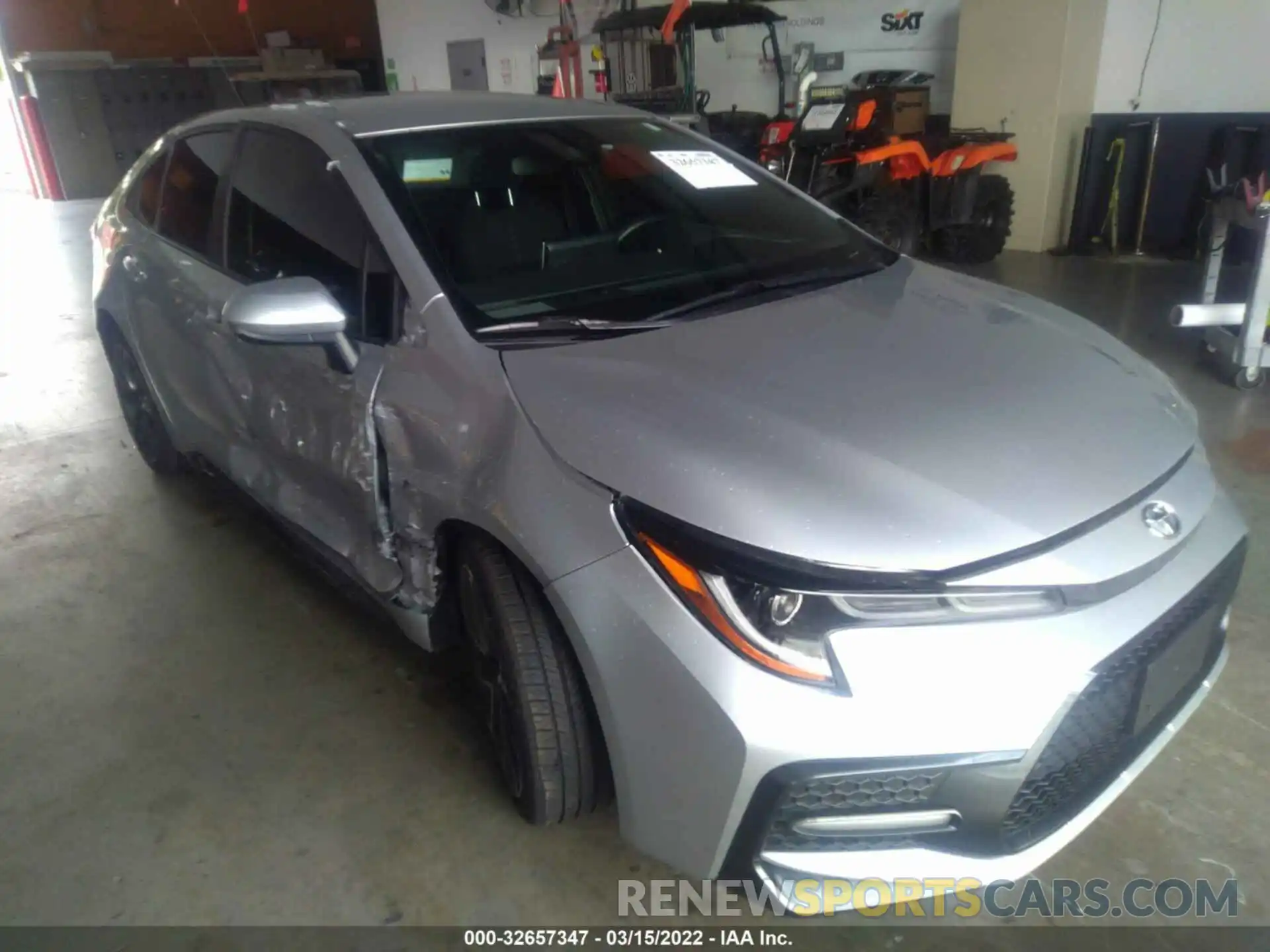 6 Photograph of a damaged car JTDS4RCE4LJ033901 TOYOTA COROLLA 2020