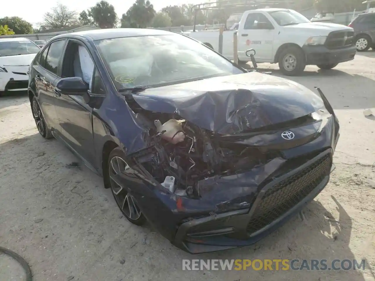 1 Photograph of a damaged car JTDS4RCE4LJ033932 TOYOTA COROLLA 2020