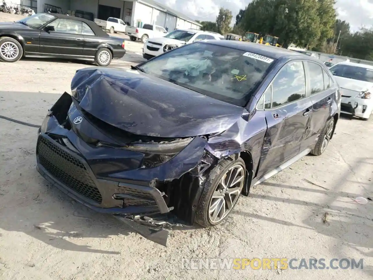 2 Photograph of a damaged car JTDS4RCE4LJ033932 TOYOTA COROLLA 2020