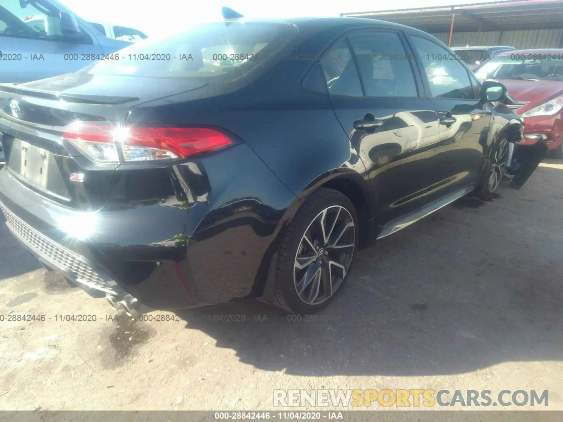 4 Photograph of a damaged car JTDS4RCE4LJ034837 TOYOTA COROLLA 2020