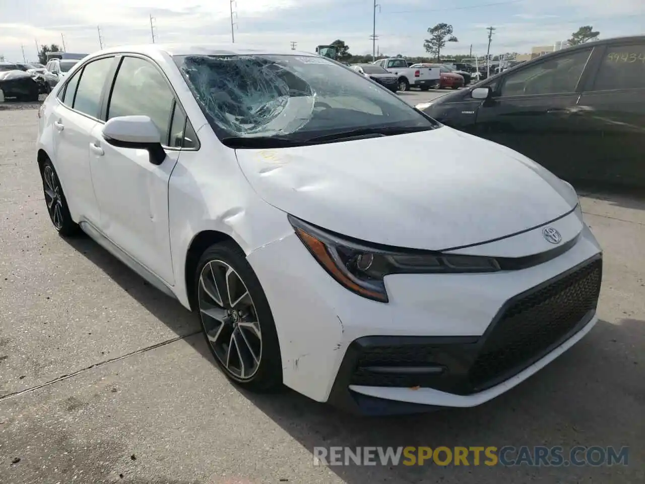 1 Photograph of a damaged car JTDS4RCE4LJ034997 TOYOTA COROLLA 2020